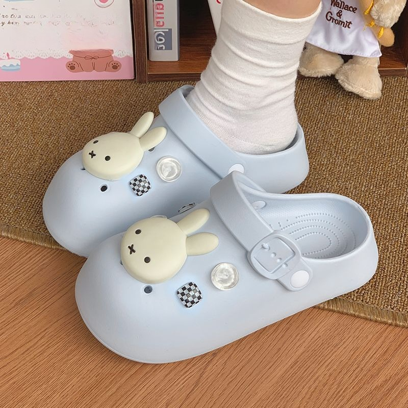 Kawaii Miffy Slippers Cute Car - Summer Away Clothing avaliação e preço
