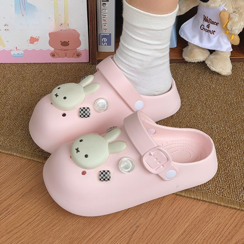 Kawaii Miffy Slippers Cute Car - Summer Away Clothing avaliação e preço