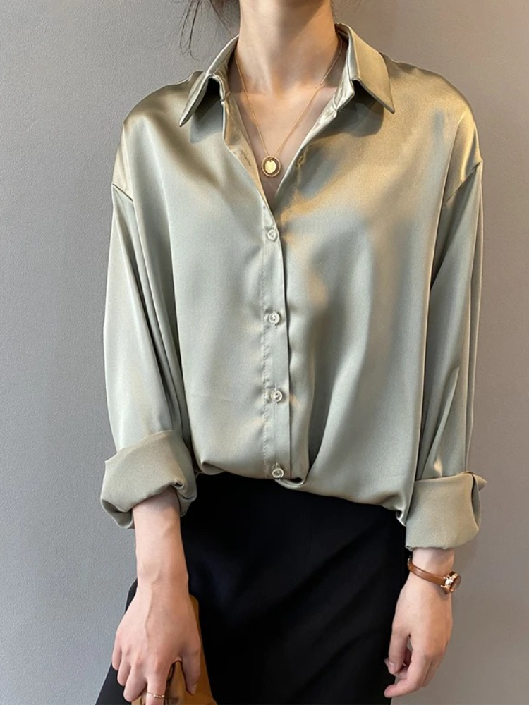 2026 Elegant Satin Loose Women - Summer Light Clothing avaliação e preço