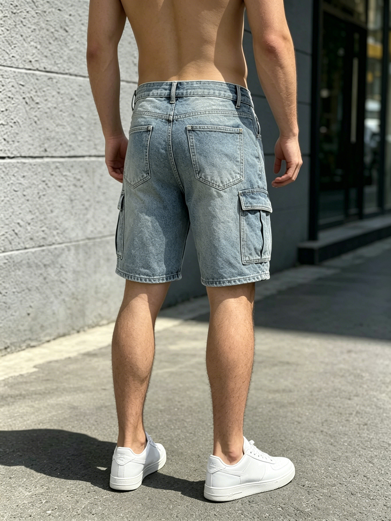 Men Workwear Jeans Denim Pants - Summer Light Clothing avaliação e preço
