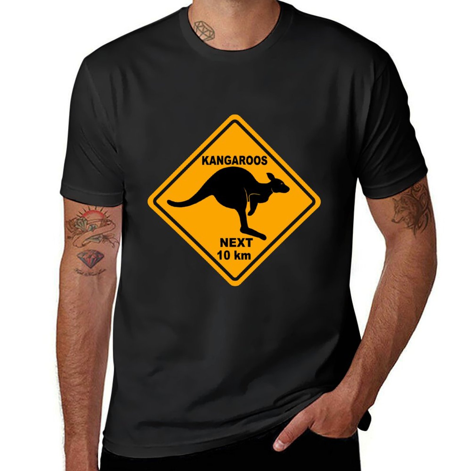 Kangaroos Next 10 km Sign T-Sh - Summer Clothing Next avaliação e preço