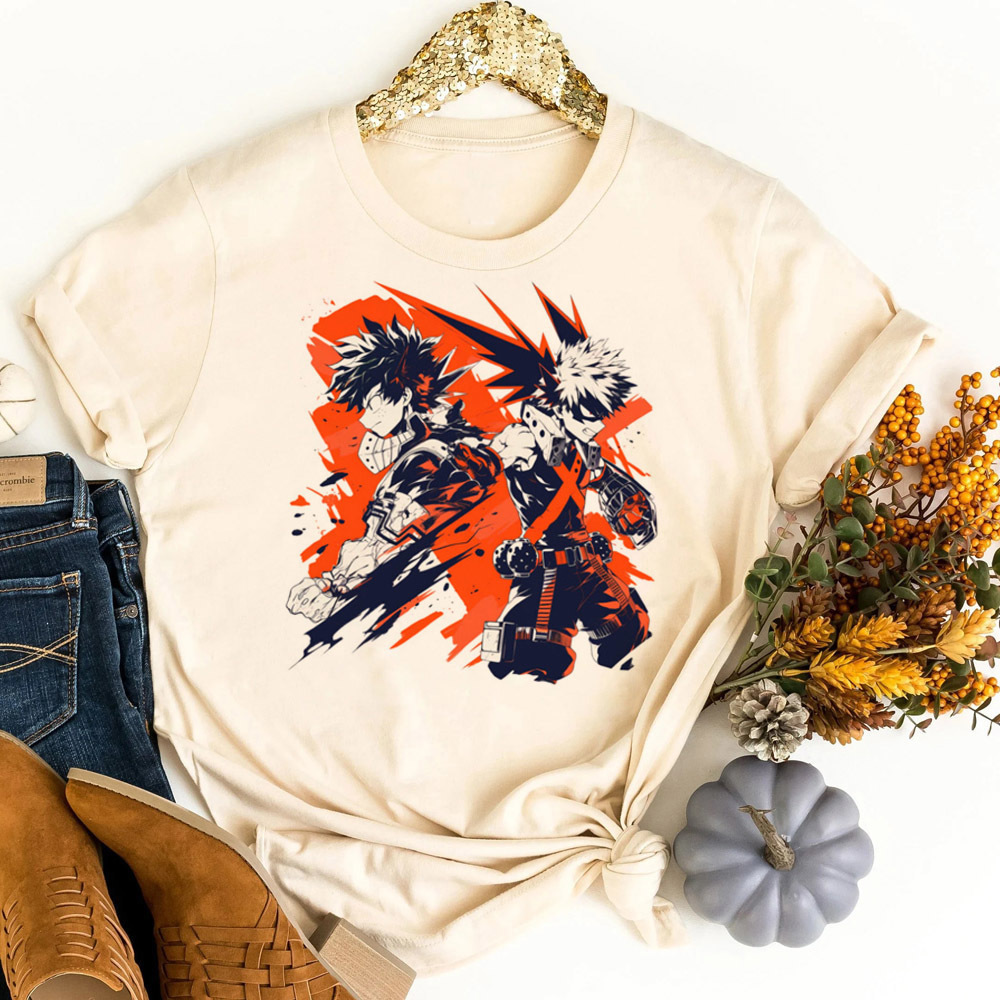 My Hero Academia t-shirt femal - Summer Grunge Clothing avaliação e preço