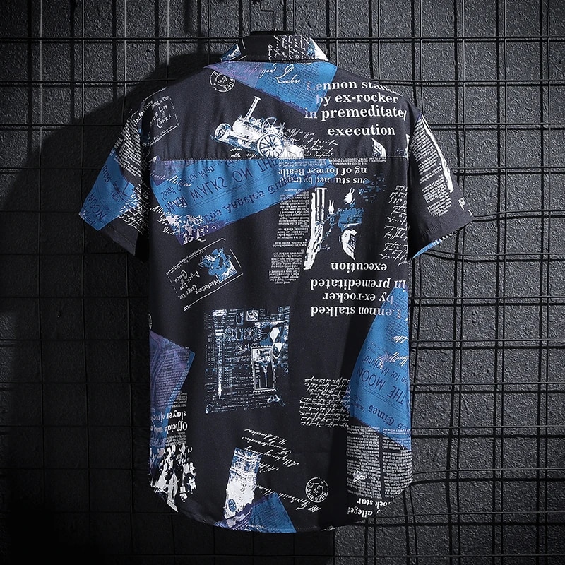 Summer Printed Men's Short Sle - Summer Clothing Essentials Men avaliação e preço