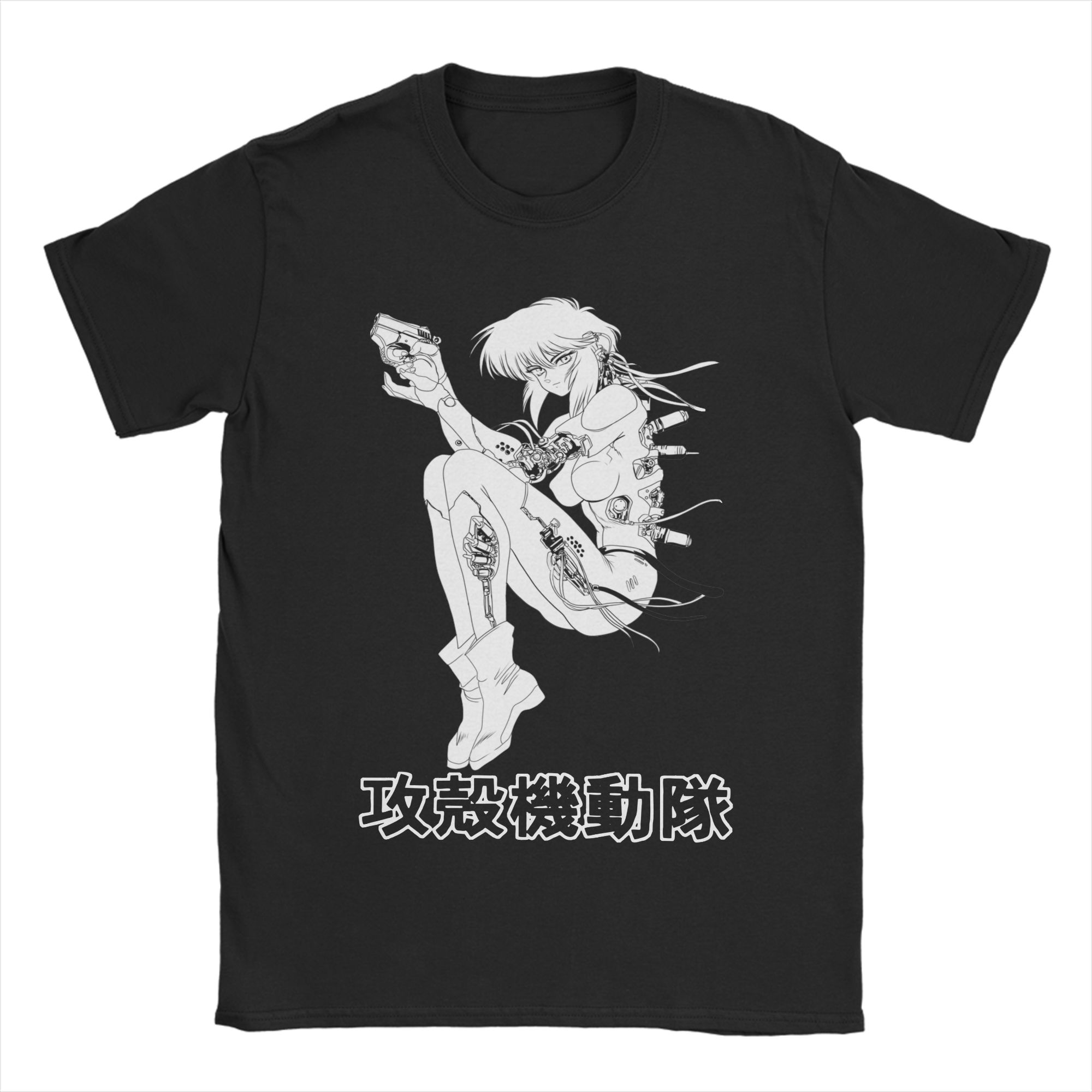 Motoko Ghost in the Shell T Sh - Summer Clothing Ideas avaliação e preço