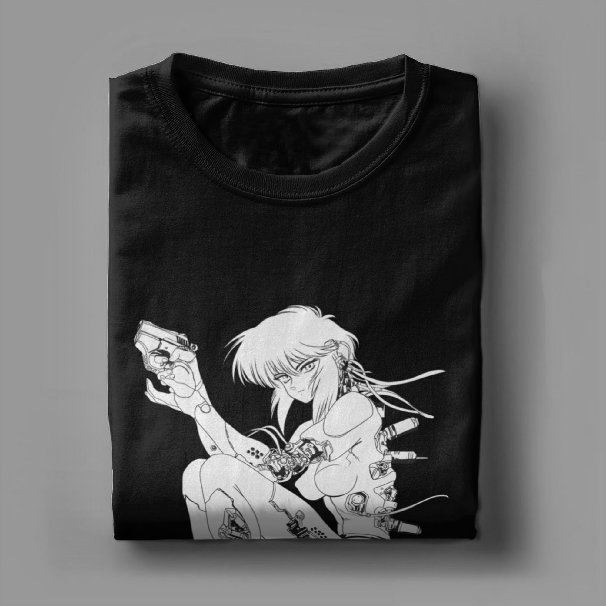Motoko Ghost in the Shell T Sh - Summer Clothing Ideas avaliação e preço