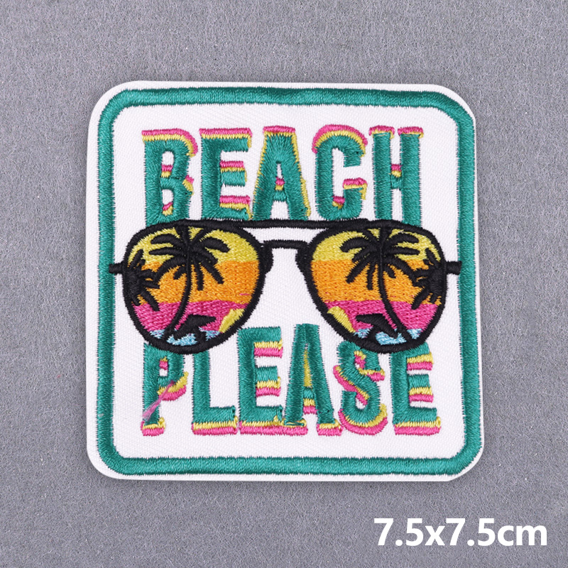 5PCS Play Ball Embroidered Pat - Summer Clothing Pictures avaliação e preço