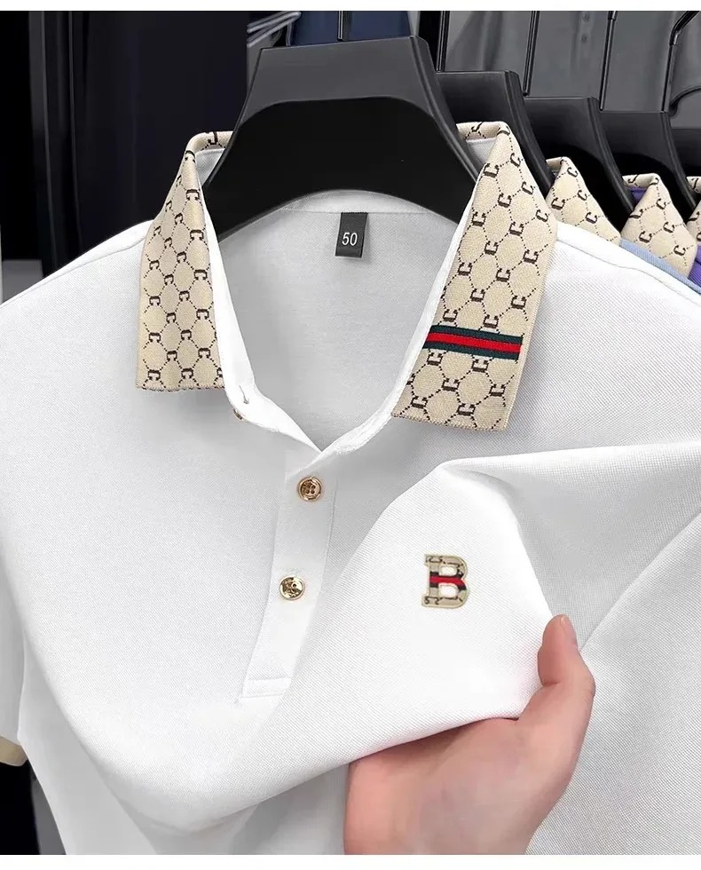 High end brand men's short sle - Summer Clothing Men Linen avaliação e preço