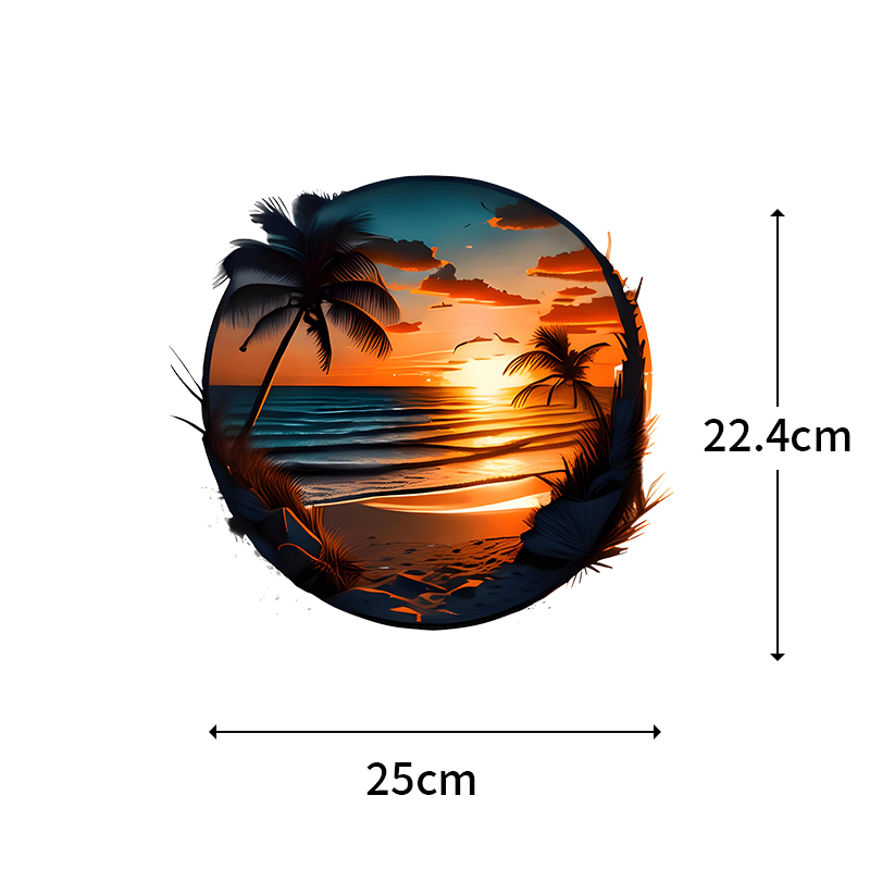 25CM Summer Beach and Sunset I - Summer Clothing Pictures avaliação e preço
