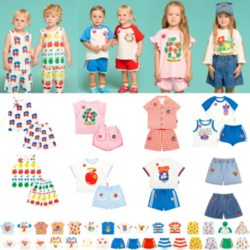 Kids Summer Cartoon Fruit Prin - Summer Clothing Label avaliação e preço