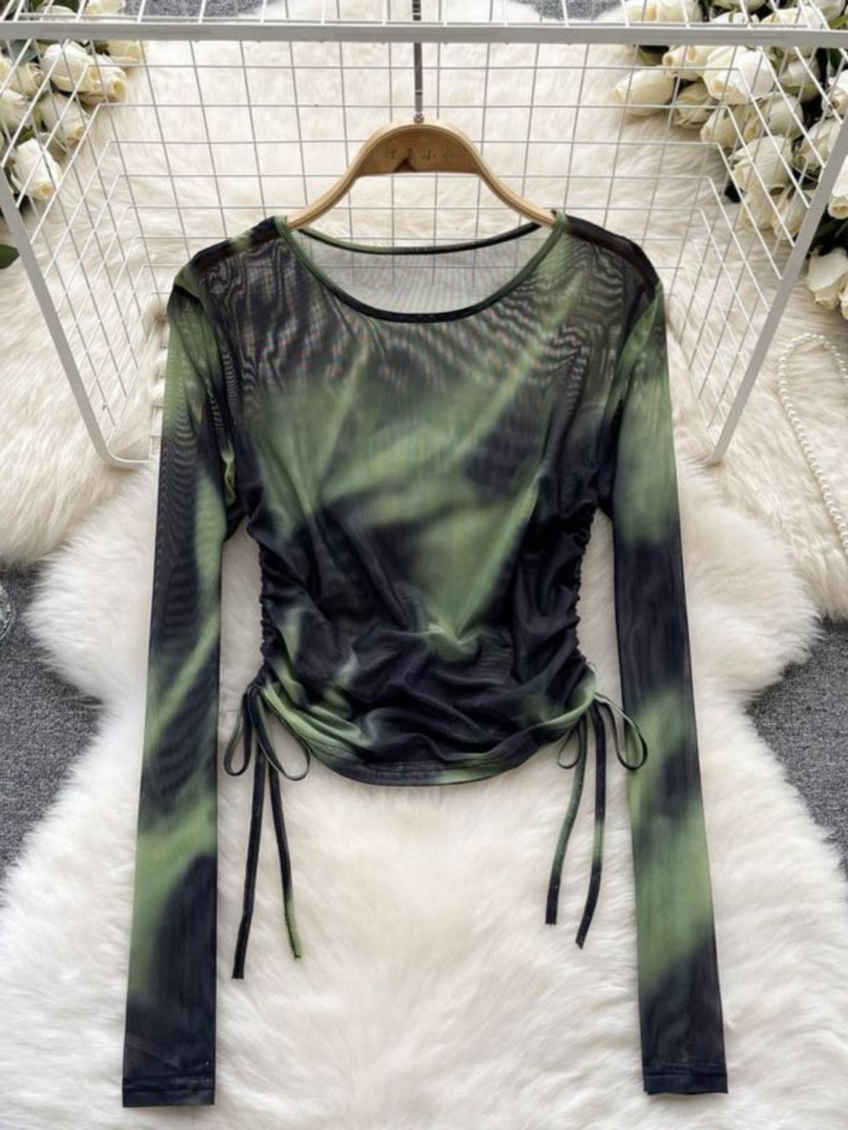 Retro Tie Dye Me Rope round Ne - Summer Clothing Label avaliação e preço