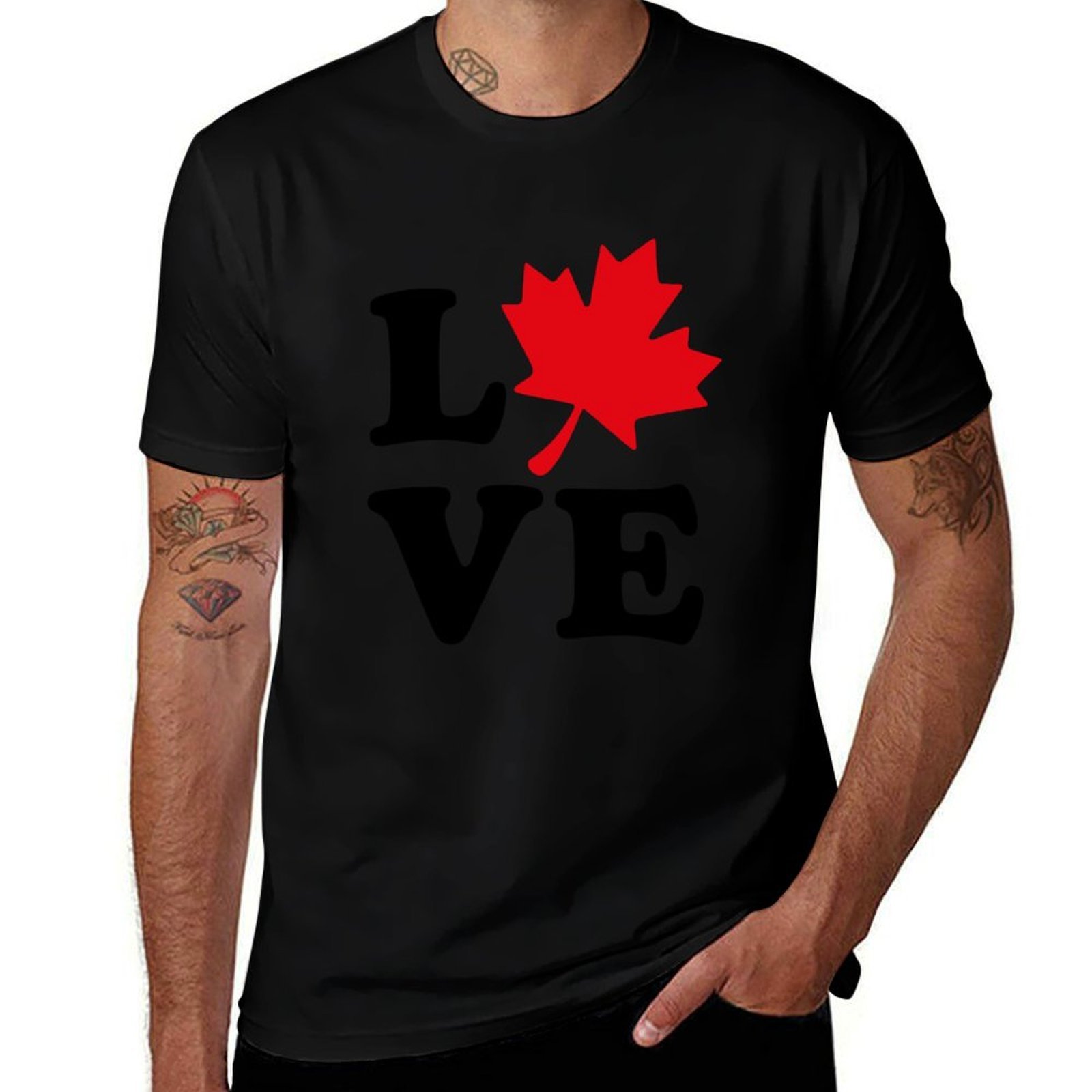 I LOVE canada – Maple Leaf Can - Summer Clothing Essentials Men avaliação e preço