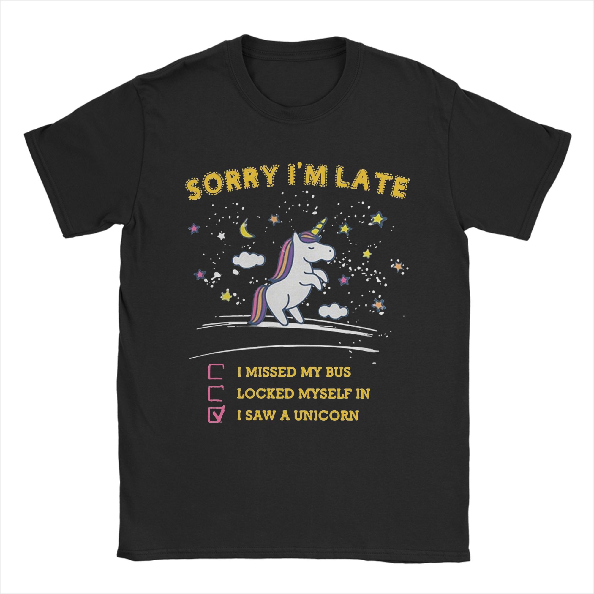 Men Sorry I'm Late I Saw a Uni - Summer Clothing Ideas avaliação e preço