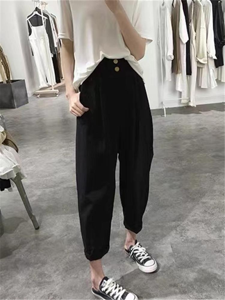 High Waist Slimming Casual Har - Summer Clothing Label avaliação e preço