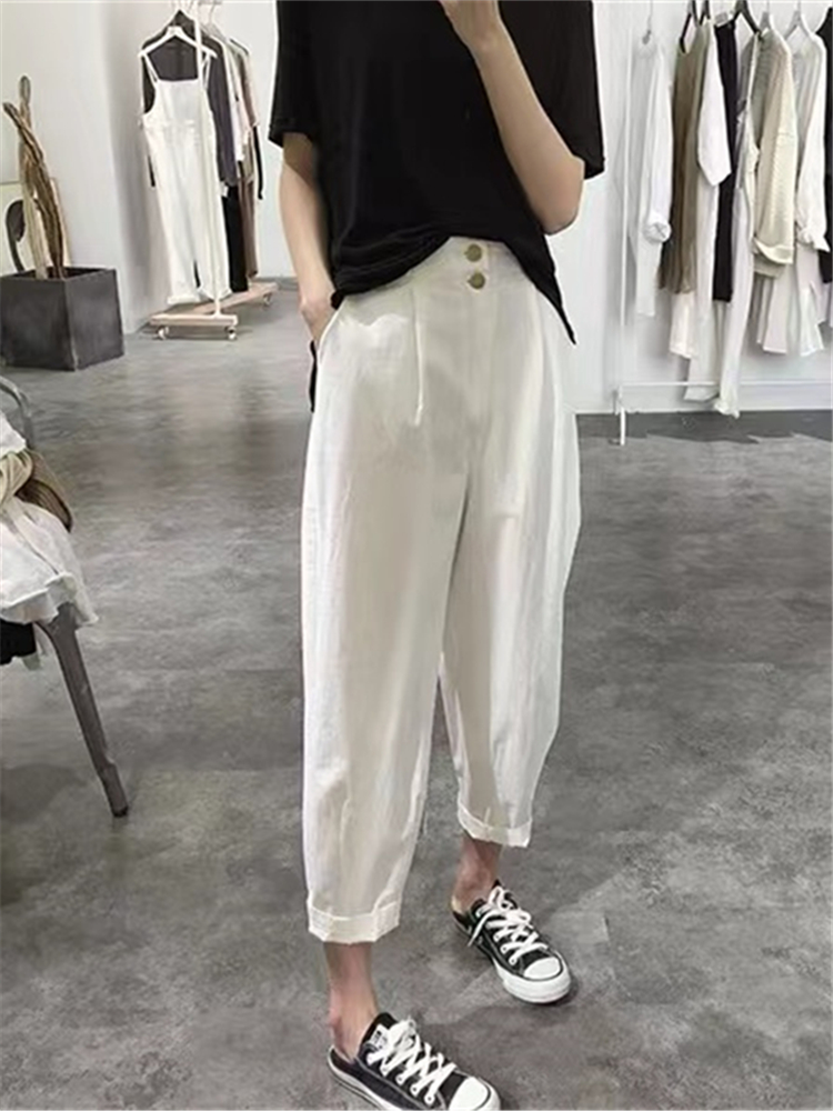 High Waist Slimming Casual Har - Summer Clothing Label avaliação e preço