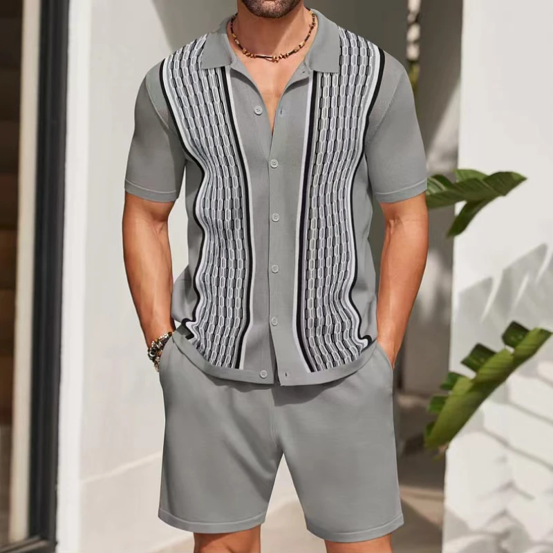 Summer Male Ice Silk Short-sle - Quality Summer Clothing avaliação e preço