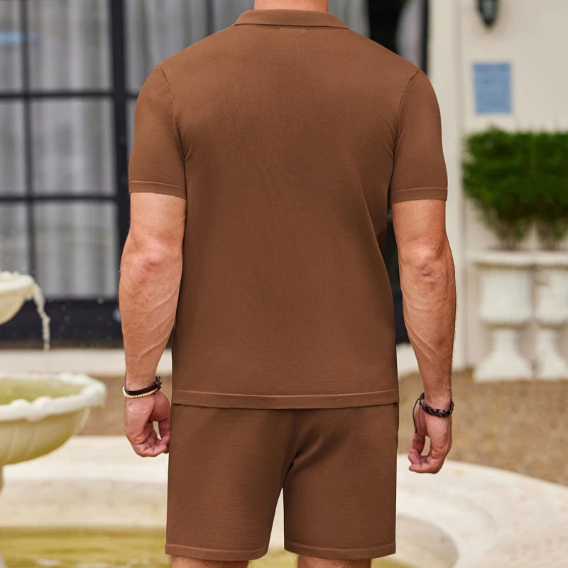 Summer Male Ice Silk Short-sle - Quality Summer Clothing avaliação e preço
