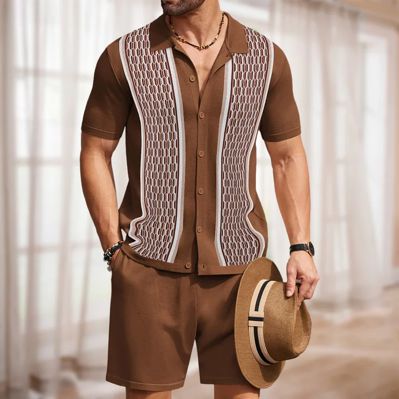Summer Male Ice Silk Short-sle - Quality Summer Clothing avaliação e preço