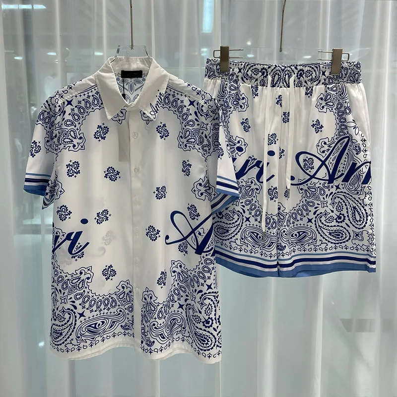 Hawaiian mens royal luxury sho - Quality Summer Clothing avaliação e preço