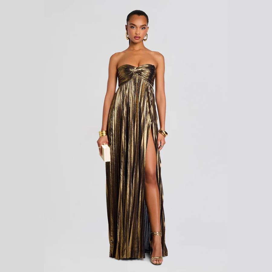 2026 New Summer Strapless Side - Summer Evenings Clothing avaliação e preço