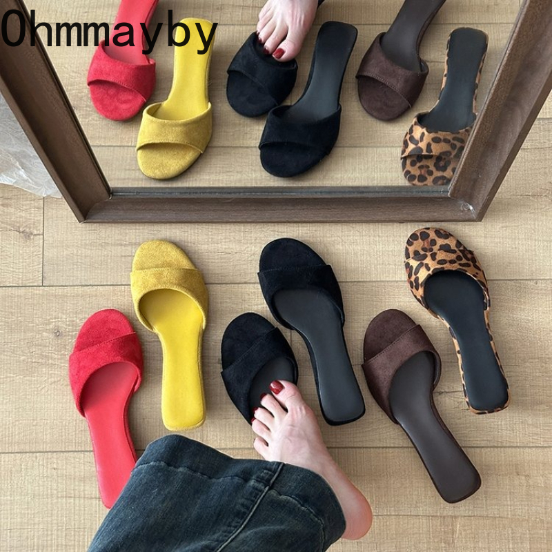 Summer Women's Open Toe Suede  - Summer Clothing Colors avaliação e preço