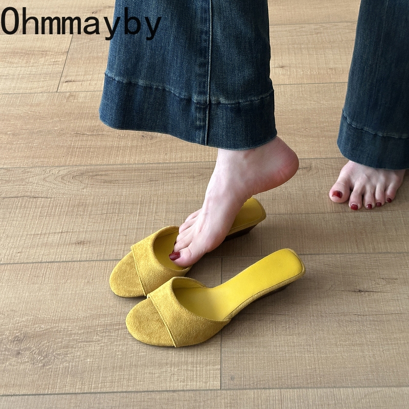Summer Women's Open Toe Suede  - Summer Clothing Colors avaliação e preço