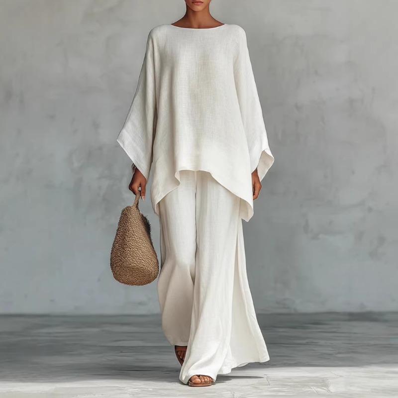 Spring New Fashion Linen Loose - Summer Clothing Men Linen avaliação e preço